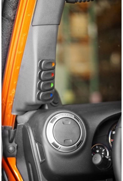 Schalterleiste A-Säule für Jeep Wrangler JK BJ 2011 - 2018