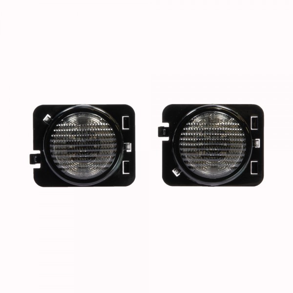 LED Seitenblinker schwarz für Jeep Wrangler JK